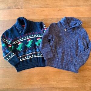 💥2/$20 Boys Sweater Set - 3T - holiday Christmas winter 🎄❄️